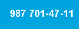 987 701-47-11 987 701-47-11